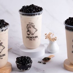 PENGUIN MILK TEA หน้าโลตัสโกเฟรชถนนจตุโชติ