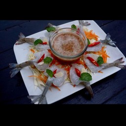 กุ้งแช่น้ำปลา