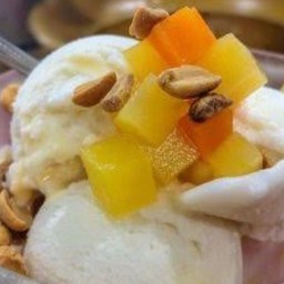 ไอศครีมกะทิโบราณใส่มัน