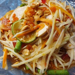 ตำไทย+ไข่เค็ม