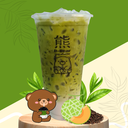 ชาเขียวนมแคนตาลูป