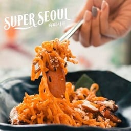 รามยอนรสเผ็ดเกาหลี+ไส้กรอก