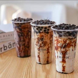 Manoi cafe ' ชานมไข่มุก,ของทอดทานเล่น,ขนมปังปิ้ง,ไอติมทอด - มาโนอิ เอแบค บางนา