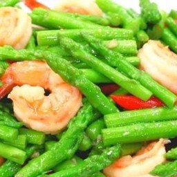 ผัดหน่อไม้ฝรั่งหมู,ไก่