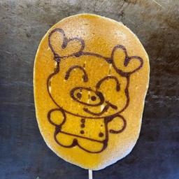 แพนเค้กการ์ตูนรูปหมู
