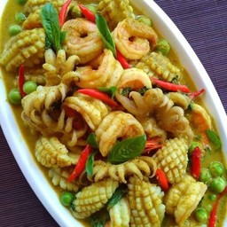 แกงเขียวหวานทะเล