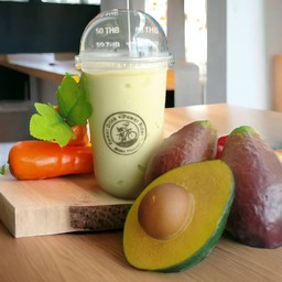 อะโวคาโดนมสดน้ำผึ้งมะนาว