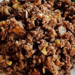 ผัดหนำเลี๊ยบหมูสับ