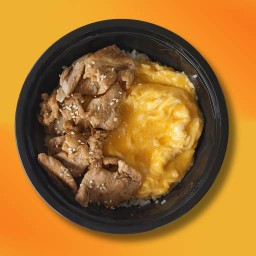 ข้าวไข่ข้นหมูย่าง