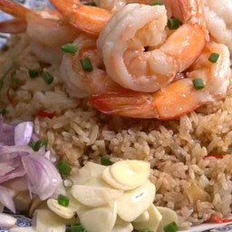 ข้าวผัดเคยกุ้ง(ไม่ใส้ไข่)