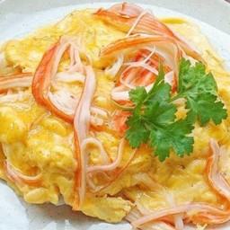 ข้าวไข่ข้นปูอัด