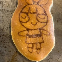 แพนเค้กการ์ตูนรูปพาวเวอร์พัฟเกิร์ล