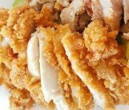 ไก่ทอดเปล่าสับ