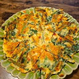 Chive Pancake (ground raw shrimp) 부추전