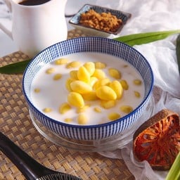 แปะก๊วย นมสด