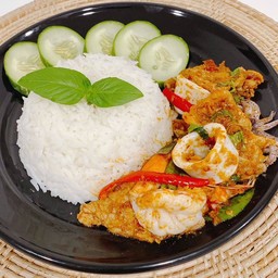 ผัดพริกแกง (กับข้าว)