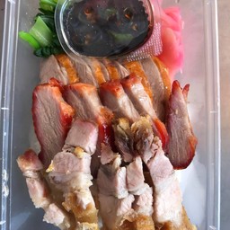 ข้าว 3 อย่าง (เป็ดย่าง หมูกรอบ หมูแดง)