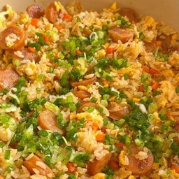 Fried Rice With Chinese Sausage