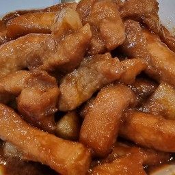 หมูหวานน้ำตาลมะพร้าว 1 ขีด