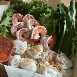 เมี่ยงกุ้งสด