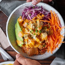 Κorean Rice Bowl with Chicken