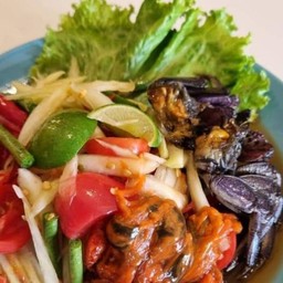 ตำปู+หอยดอง (ทางร้านไม่แยกเส้น/น้ำตำ/อื่นๆ)