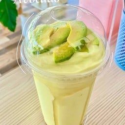 อโวคาโดปั่น(นมสด+น้ำผึ้ง) ปั่น