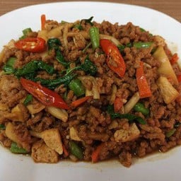 ผัดกระเพราเจ