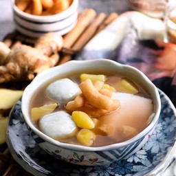 เต้าฮวย ทรงเครื่อง น้ำขิง