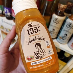 เจี๊ยะ น้ำจิ้มสุกี้เผ็ดน้อย ขวดใหญ่ 350g