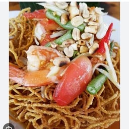 ตำหมี่กรอบ