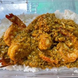 ผงกระหรี่ กุ้ง