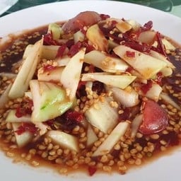 ตำยาย นาง กุ้งสด แช่บนัว