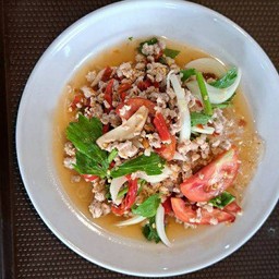 ยำวุ้นเส้น หมูสับ
