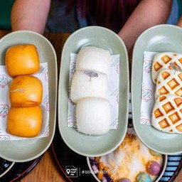 หมั่นโถวสังขยามันม่วง