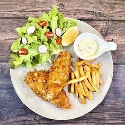 A07 ฟิช&ชิพ(Fish and chips)