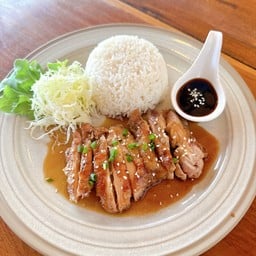 ข้าวสเต็กไก่เทอริยากิ