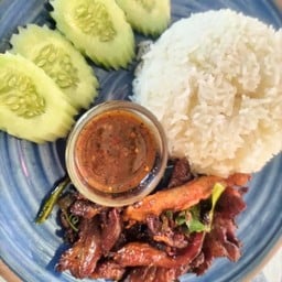 หมูทอดแดดเดียว
