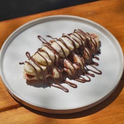 ครอฟเฟิล กล้วย,นูเทลลา,ไอชิ่ง