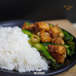 ข้าวผัดคะน้า