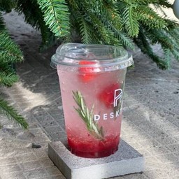 Holly Jolly Strawberry Soda.