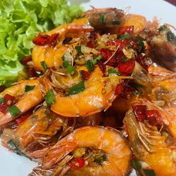 กุ้งคั่วพริกเกลือ
