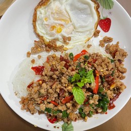ยำ กะ เพรา ขี้เมาผัด (Sweet Basil Kie moa phad)