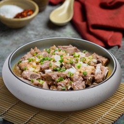 เผือกนึ่งซีอิ๊วซี่โครงหมู