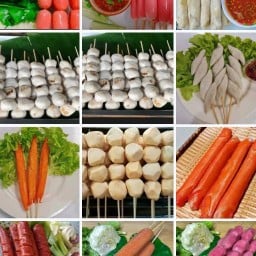 ลูกชิ้นย่างเตาถ่าน