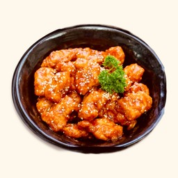 ไก่คาราเกะซอสฮอทสไปซ์ซี่(เผ็ด)(ไม่ข้าว)