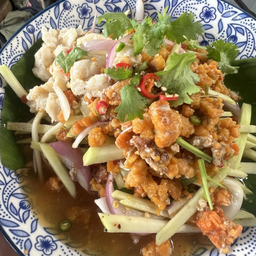 ยำไข่ปู+เนื้อปู