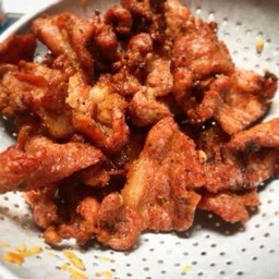 หมูสามชั้นทอด