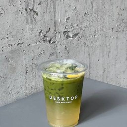 Ice Matcha Honey Lemon.