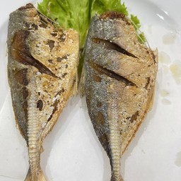 ปลาสีกุบแดดเดียวทอด 2 ตัว